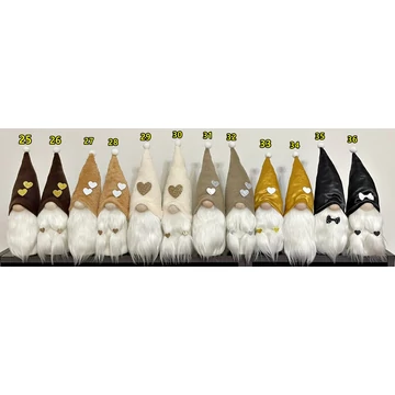 Romantikus Valentin manók 35 cm – kézzel készített szerelmes figurák