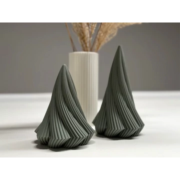 3D Csavart karácsonyfa