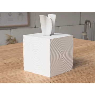 3D Papírzsebkendő tartó14,4 cm