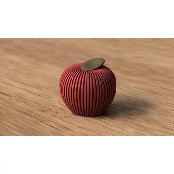 3D alma 7,7 cm levéllel