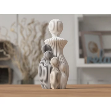 3D Anya szobor 1-4 gyerek 13 cm