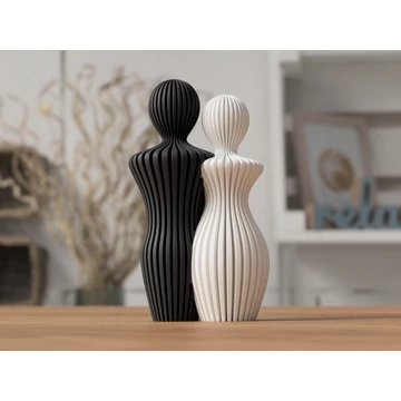 3D Férj-feleség szobor 11,2 cm