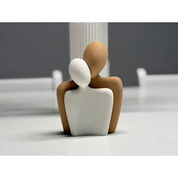 3D Valentin pár szobor 13,5 cm