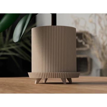 3D Kaspó lábakkal kerek 9 cm