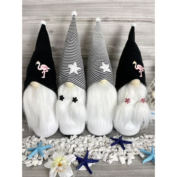 Nyári manó fekete – kézzel készített dekoráció