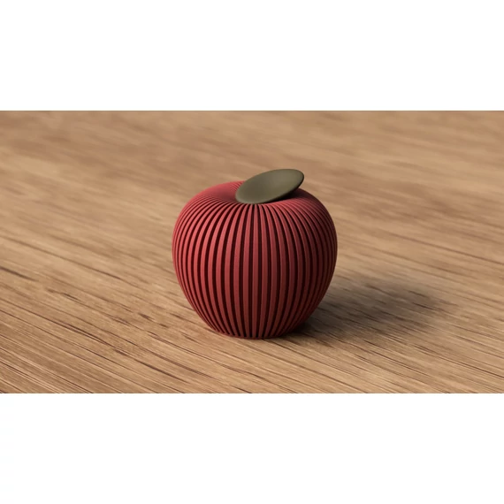 3D alma 7,7 cm levéllel