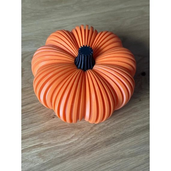 3D Halloween tök kerek