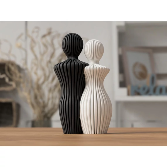 3D Férj-feleség szobor 11,2 cm
