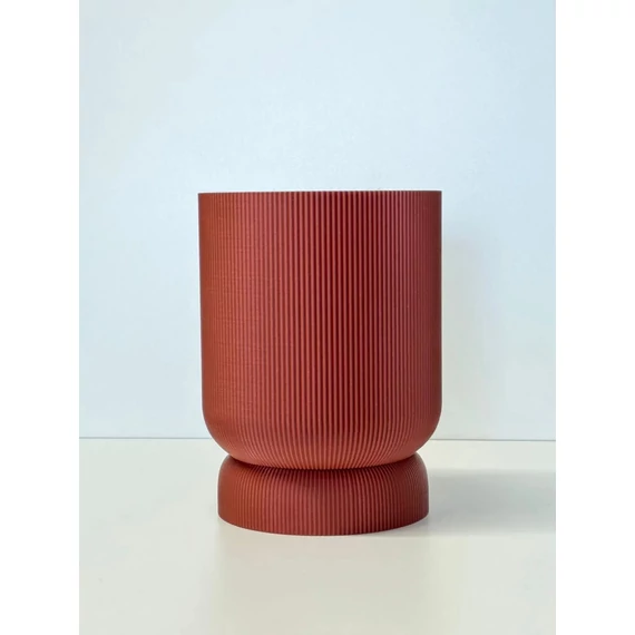 3D Kaspó csepptálcával 12 cm
