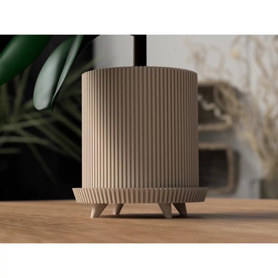 3D Kaspó lábakkal kerek 9 cm