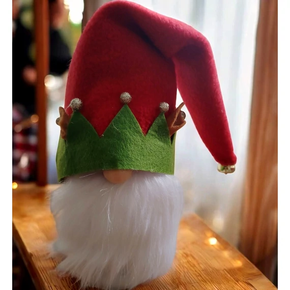 Elf manó – 20 cm, kézzel készített karácsonyi dekoráció