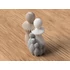 3D Család szobor 1-5 gyerek 14 cm