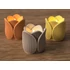 3D Tulipán alakú temécses tartó bordás