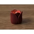 3D Tulipán alakú temécses tartó bordás