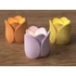 3D Tulipán alakú teamécses tartó