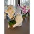 Tavaszi Manó | Cserepes orchideával| Világoskék(30-35CM)